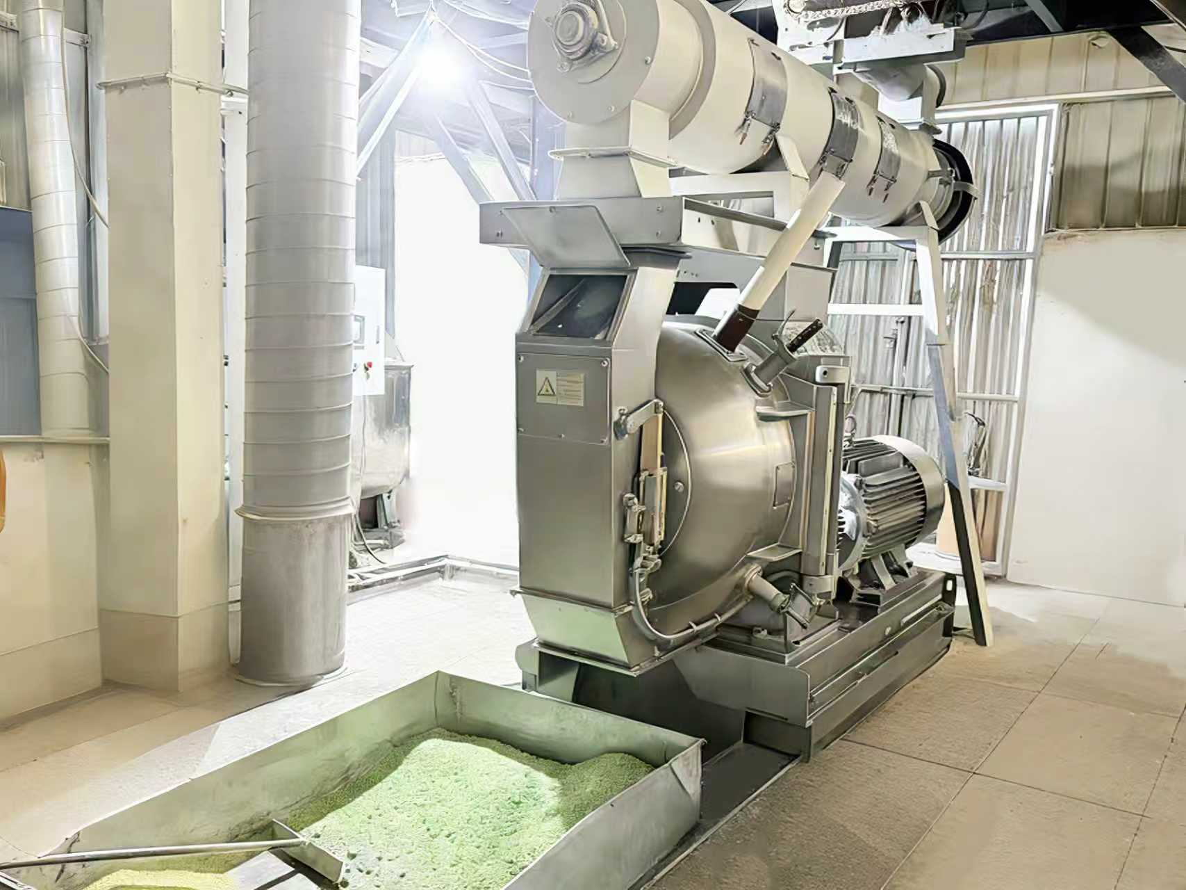 Controlled pellet processing equipment for cat litter production